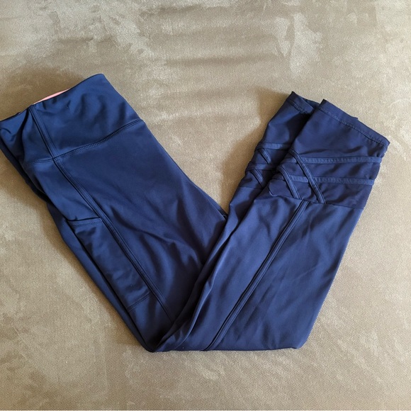 Lilly Pulitzer Luxletic Leggings Navy size XXL - Picture 2 of 2